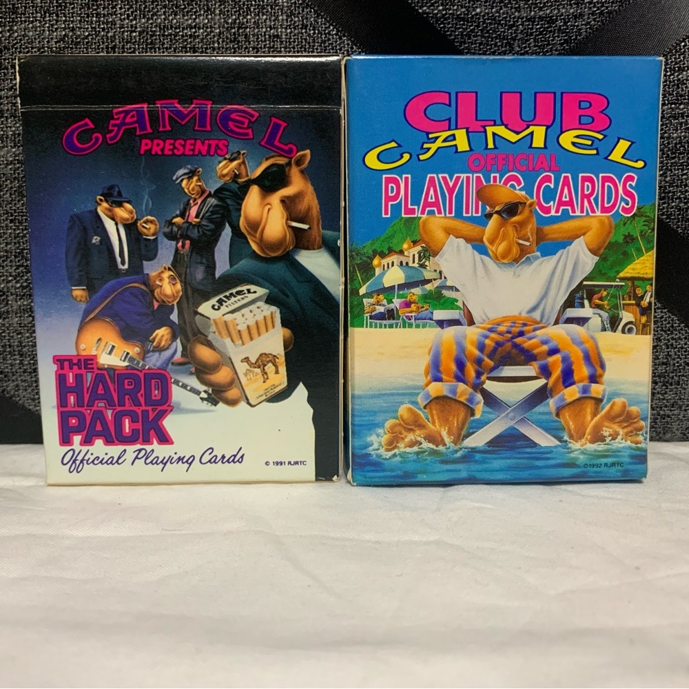 Vintage Camel Joe Playing Cards Lot Of 2